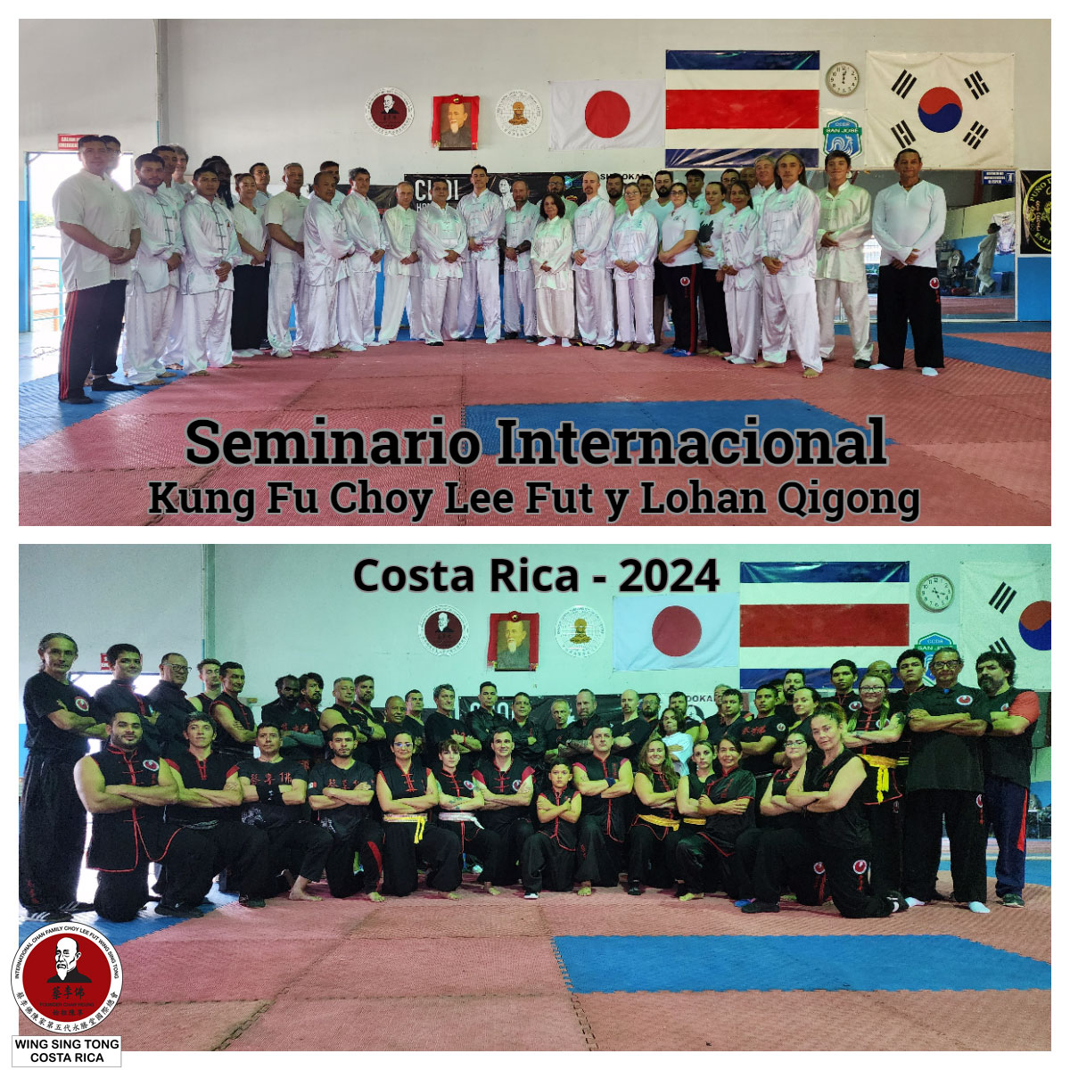 Seminario Internacional de Choy Lee Fut Kung Fu y Lohan Qigong - Costa Rica 2024